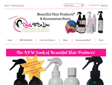 Tablet Screenshot of beautifulhairproducts.com